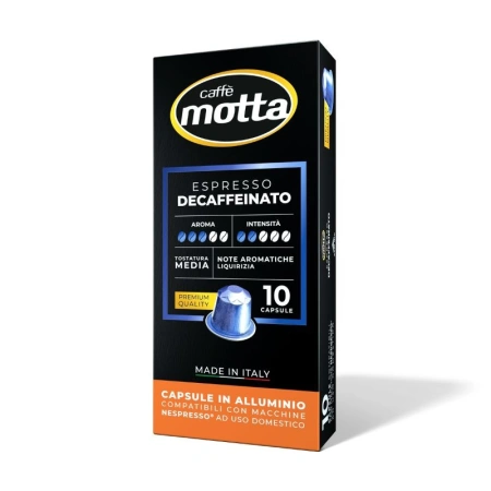 Capsule Alluminio Nespresso Decaffeinato 10 Pz