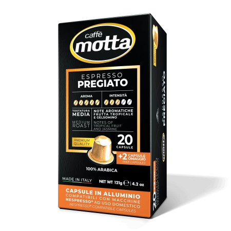 Capsule Alluminio Nespresso Pregiato 20+2 Pz