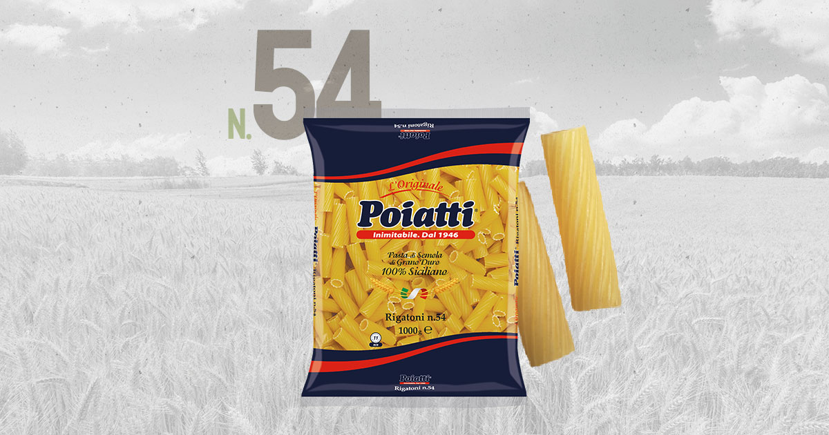 Pasta Poiatti N.54 Rigatoni 500g