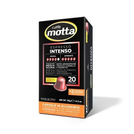 Capsule Alluminio Nespresso Intenso 20+2 Pz