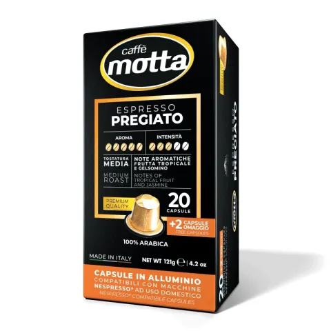 Capsule Alluminio Nespresso Pregiato 40+4